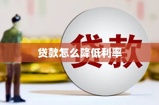 青龙贷款怎么降低利率
