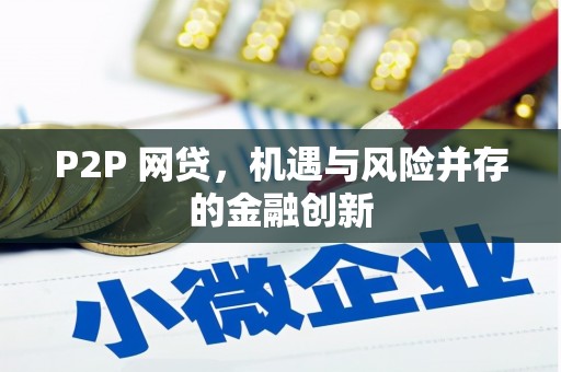 青龙P2P 网贷，机遇与风险并存的金融创新